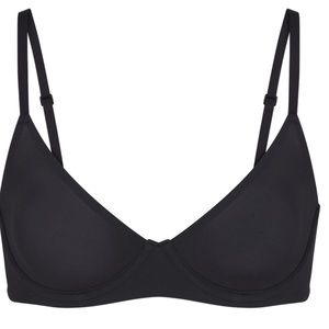 SKIMS UNLINED DEMI BRA SZ 34DDD ONYX NWT